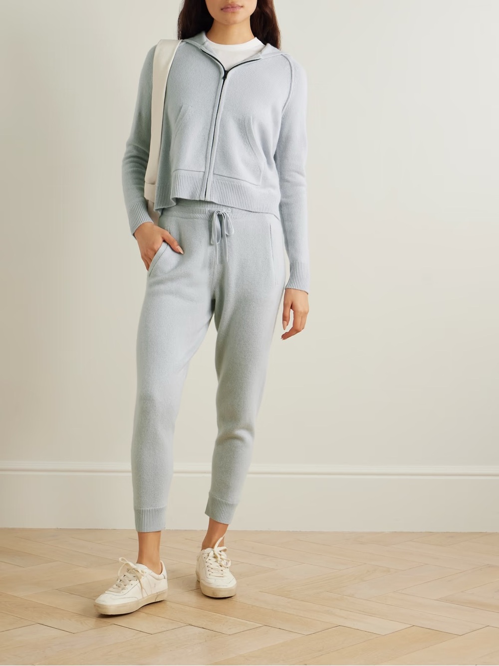 James Perse Pale Blue Cashmere Joggers